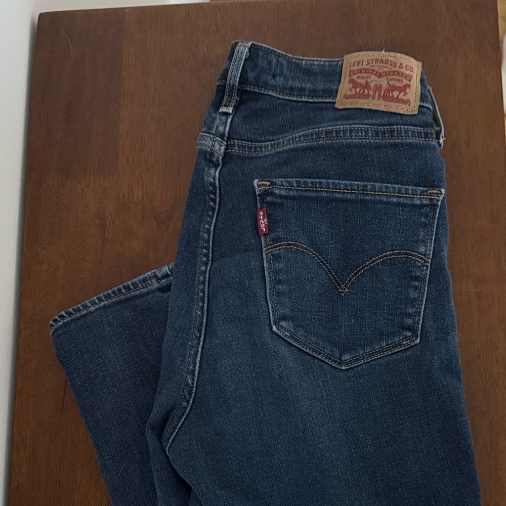 Levi's Dark Indigo Straight Jeans